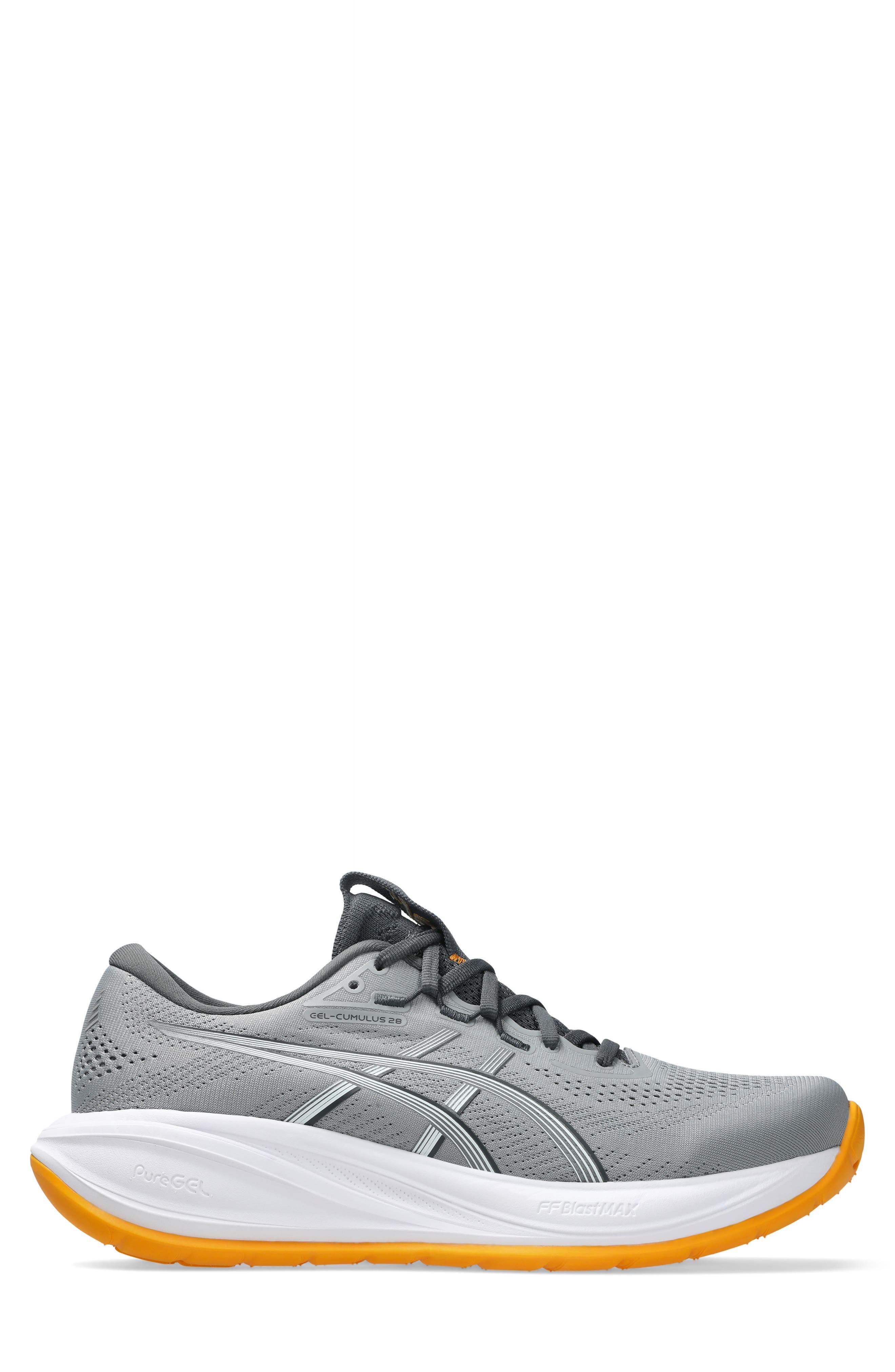 GEL-CUMULUS® 28 Running Shoe, Alternate, color, GRAVEL/ ARCTIC BLUE