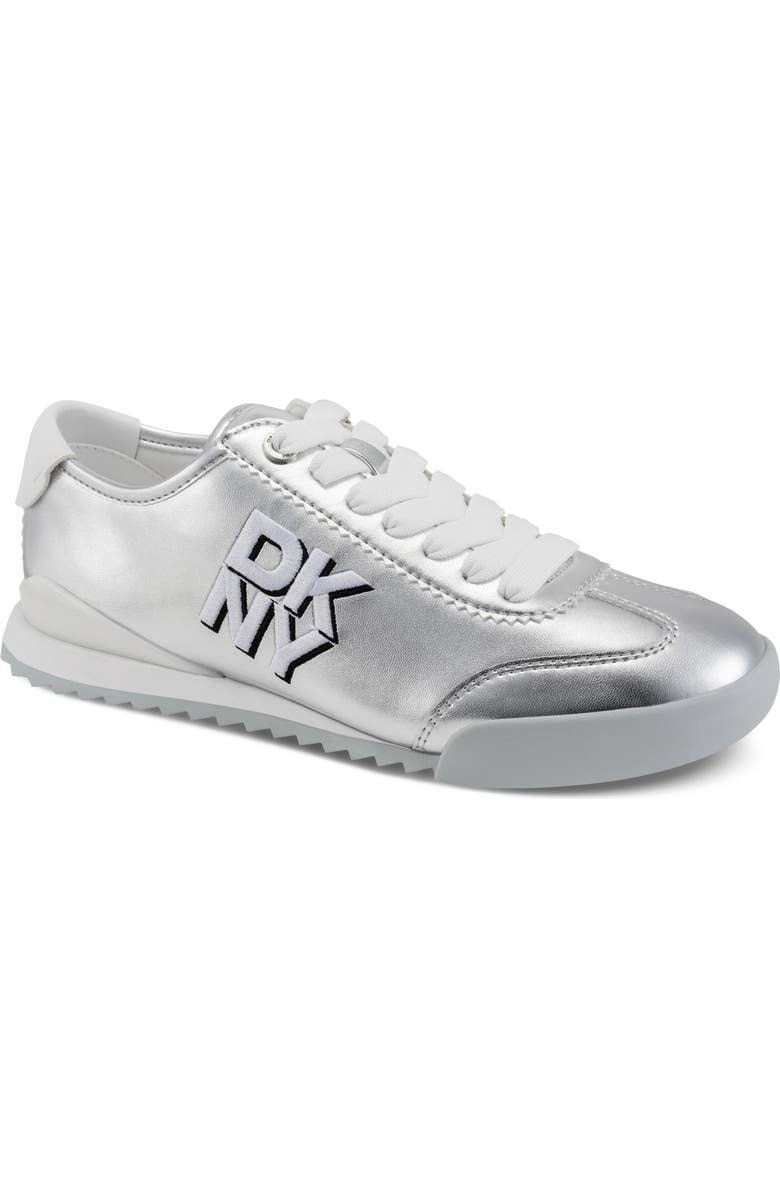 DKNY Eversley Sneaker, Main, color, Silver