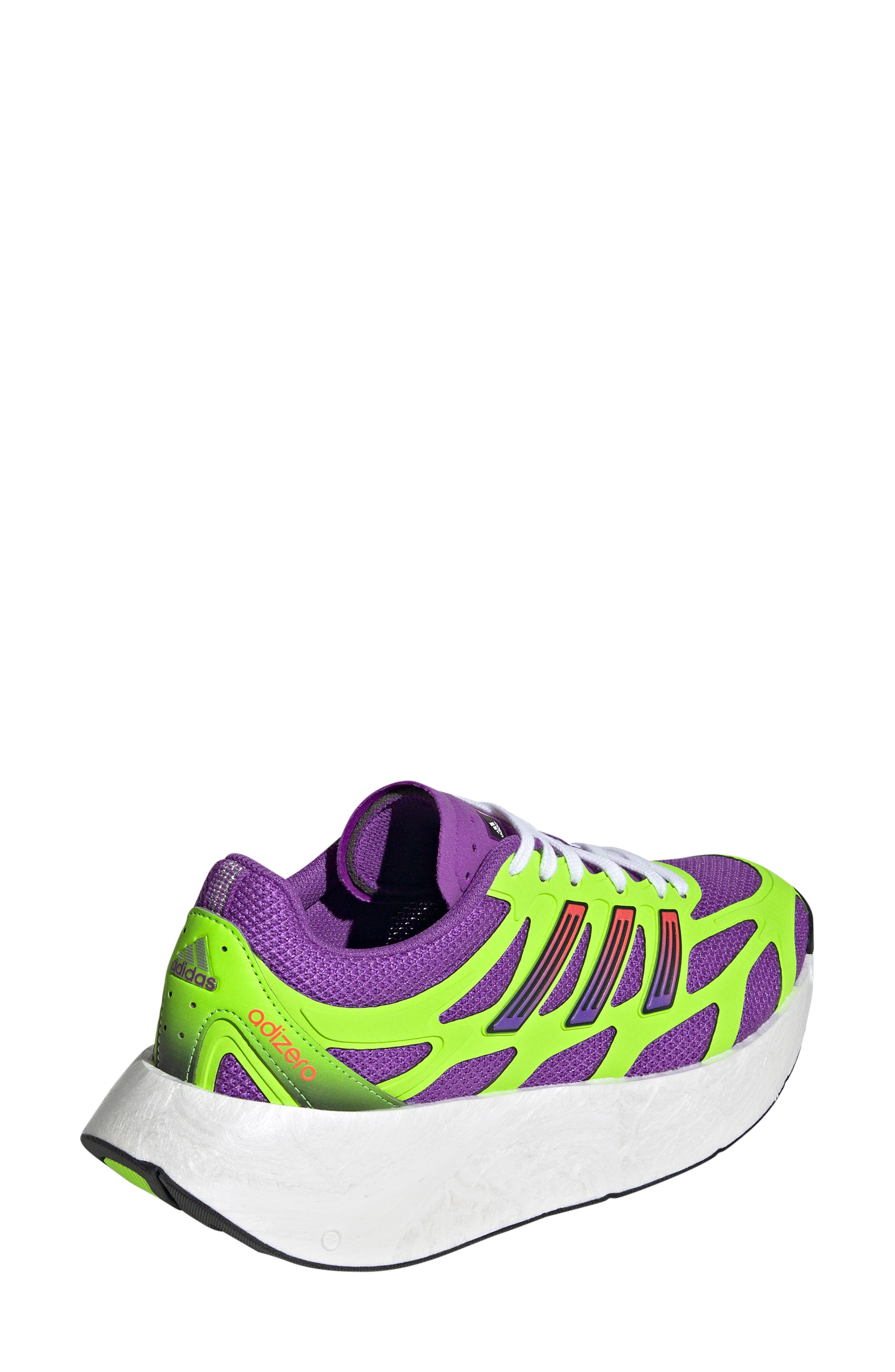 adidas Adizero Aruku Sneaker, Alternate, color, Purple/ Solar Green/ Silver