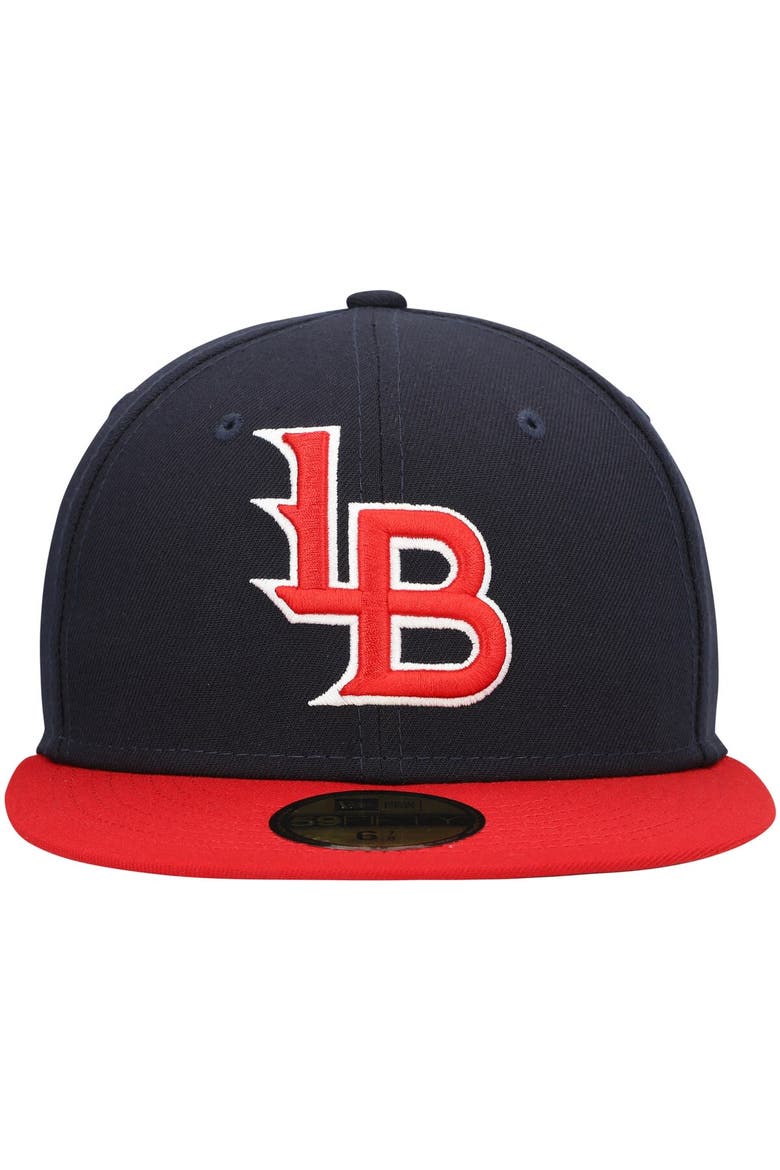 Men's New Era Navy Louisville Bats Authentic Collection Team Alternate 59FIFTY Fitted Hat, Alternate, color, Navy