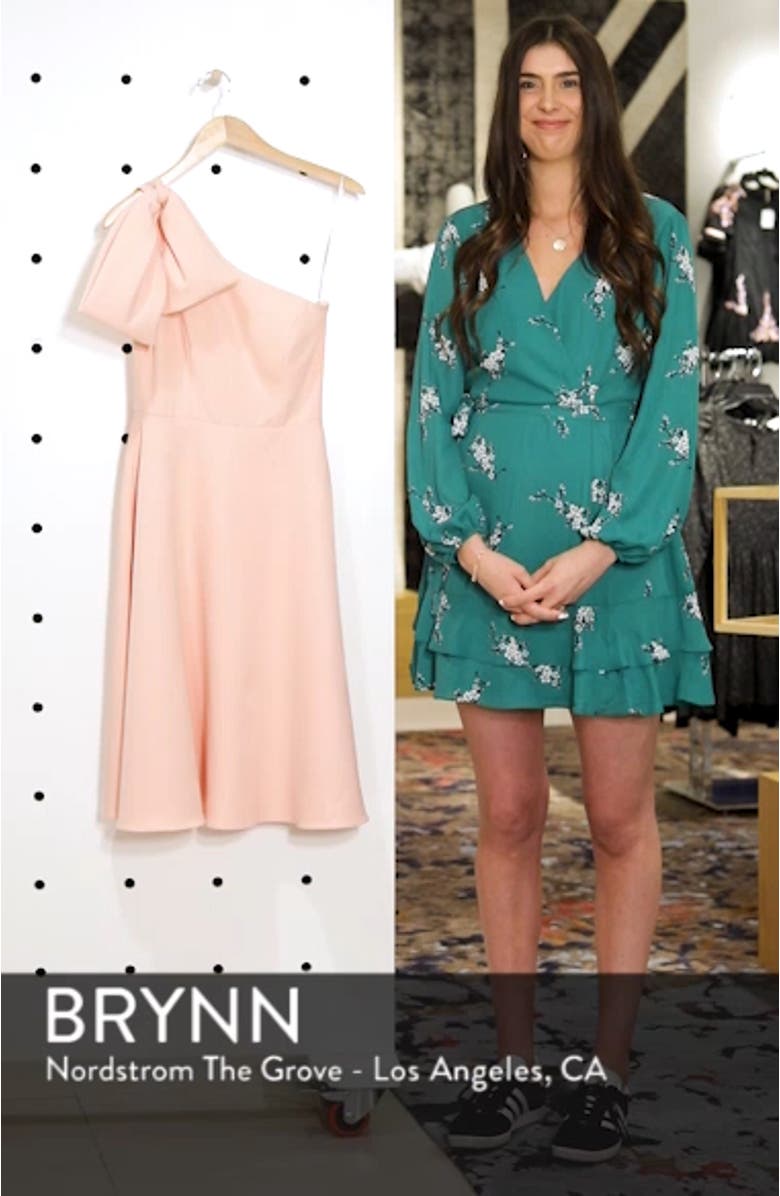 Yvonne Dream Crepe One-Shoulder Dress, sales video thumbnail