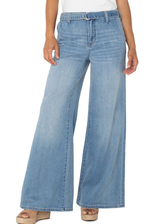 LIVERPOOL LOS ANGELES LIVERPOOL LOS ANGELES STRIDE D-RING HIGH WAIST SUPER WIDE LEG JEANS