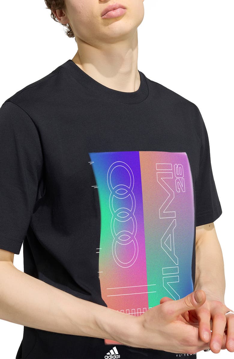 adidas Audi Revolut F1<sup>®</sup> Team Teamgeist Graphic T-Shirt, Alternate, color, Black