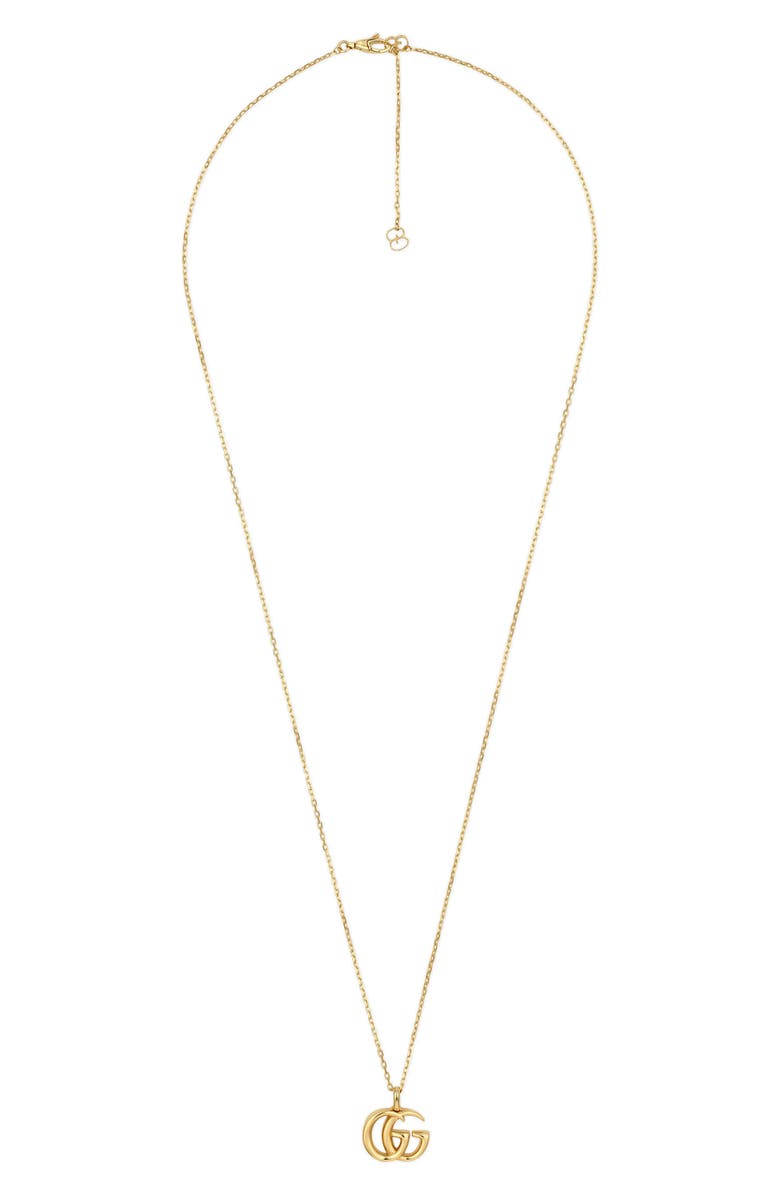 Gucci Double-G Pendant Necklace, Main, color, 