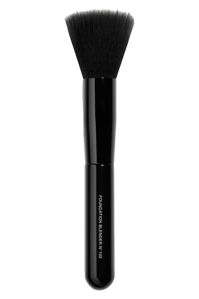 LES PINCEAUX DE CHANEL Foundation-Blending Brush N°102, Main, color, NO COLOR