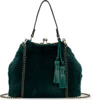 Patricia Nash Laureana Faux Fur Frame Top Shoulder Bag