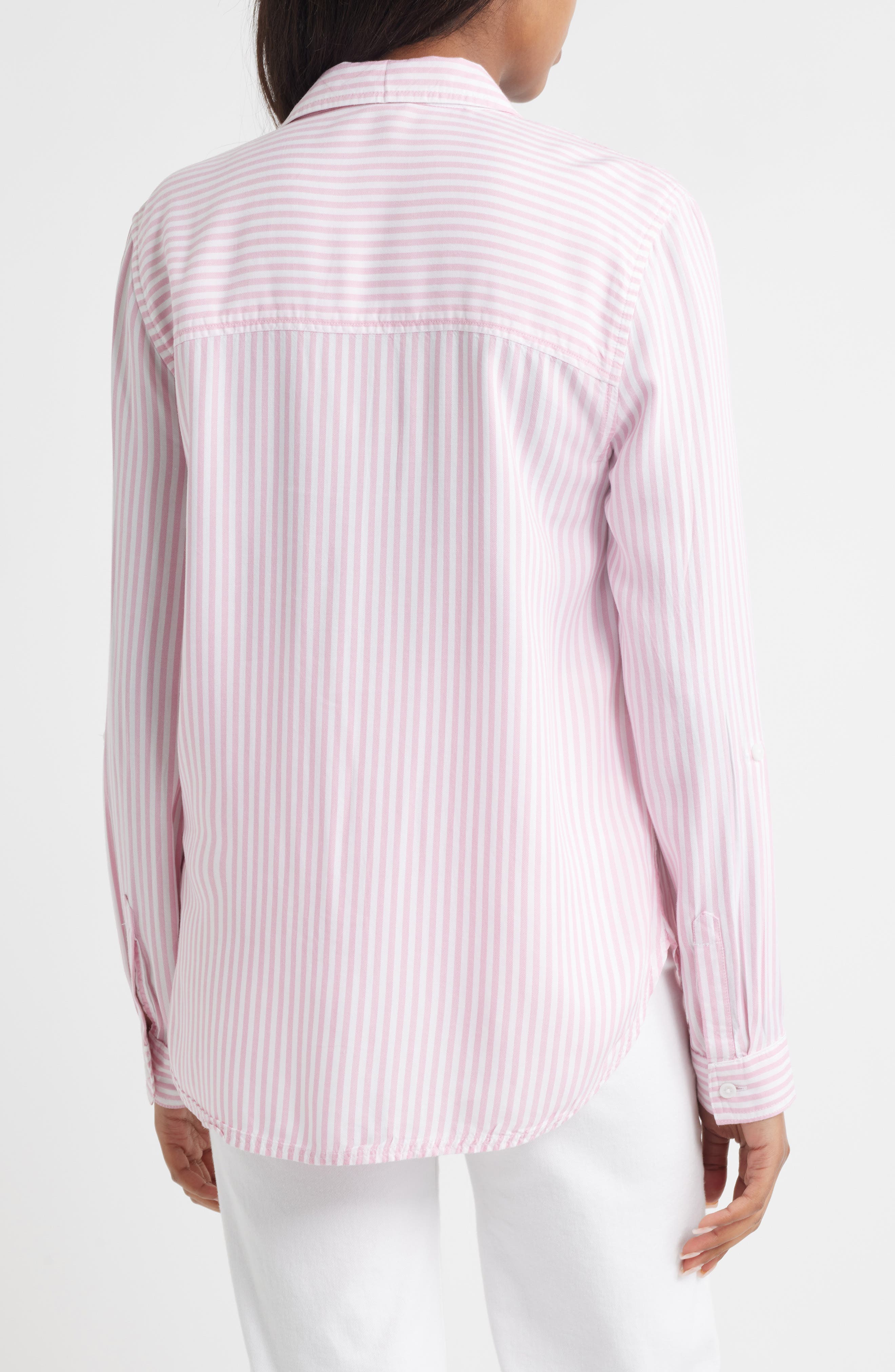 Farrah Stripe Button-Up Shirt - image 4