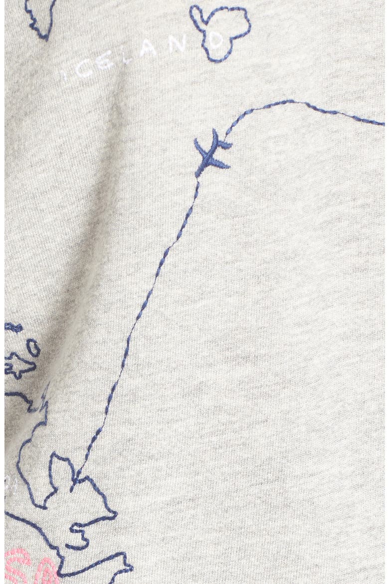 France to USA Sweatshirt, Alternate, color, HEATHER GREY