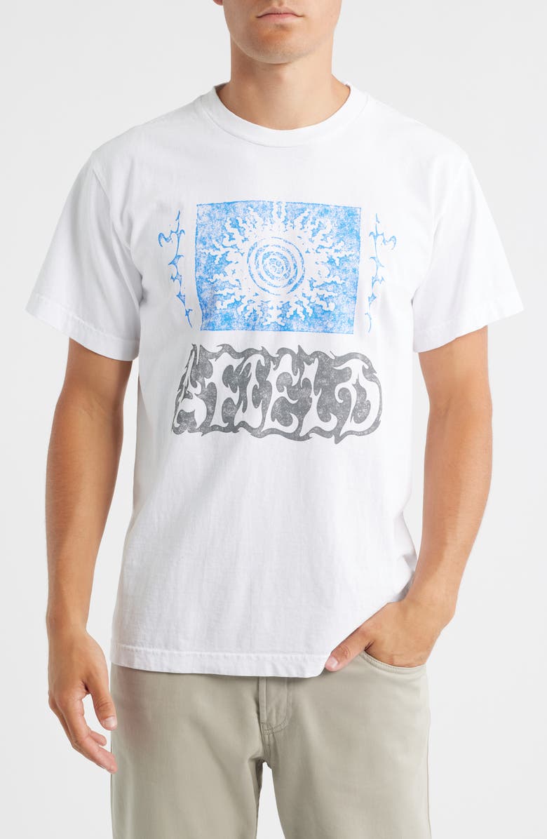 Afield Out Solstice Graphic T-Shirt, Main, color, White