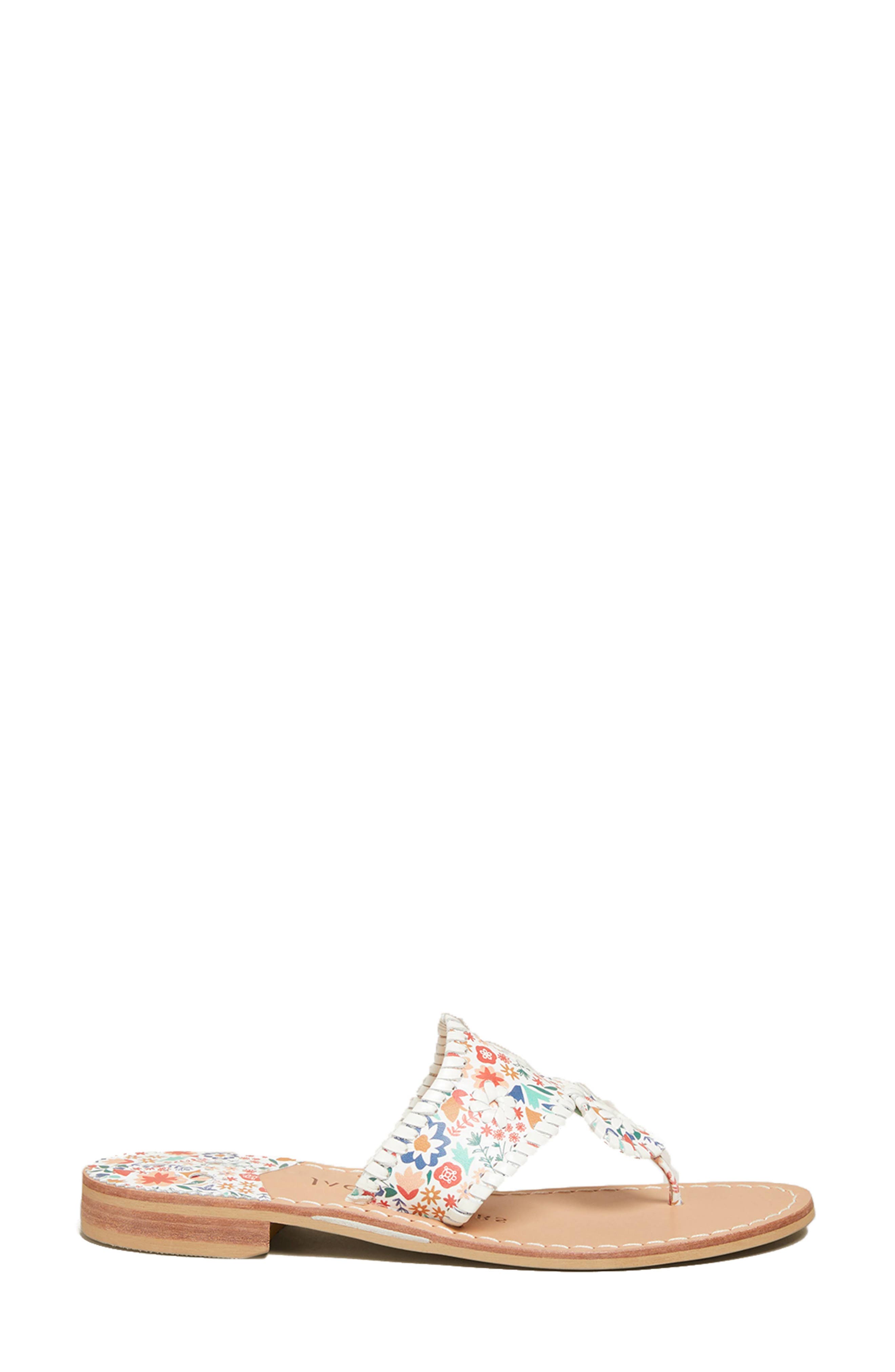 Jack Rogers Floral Flip Flop, Alternate, color, 
