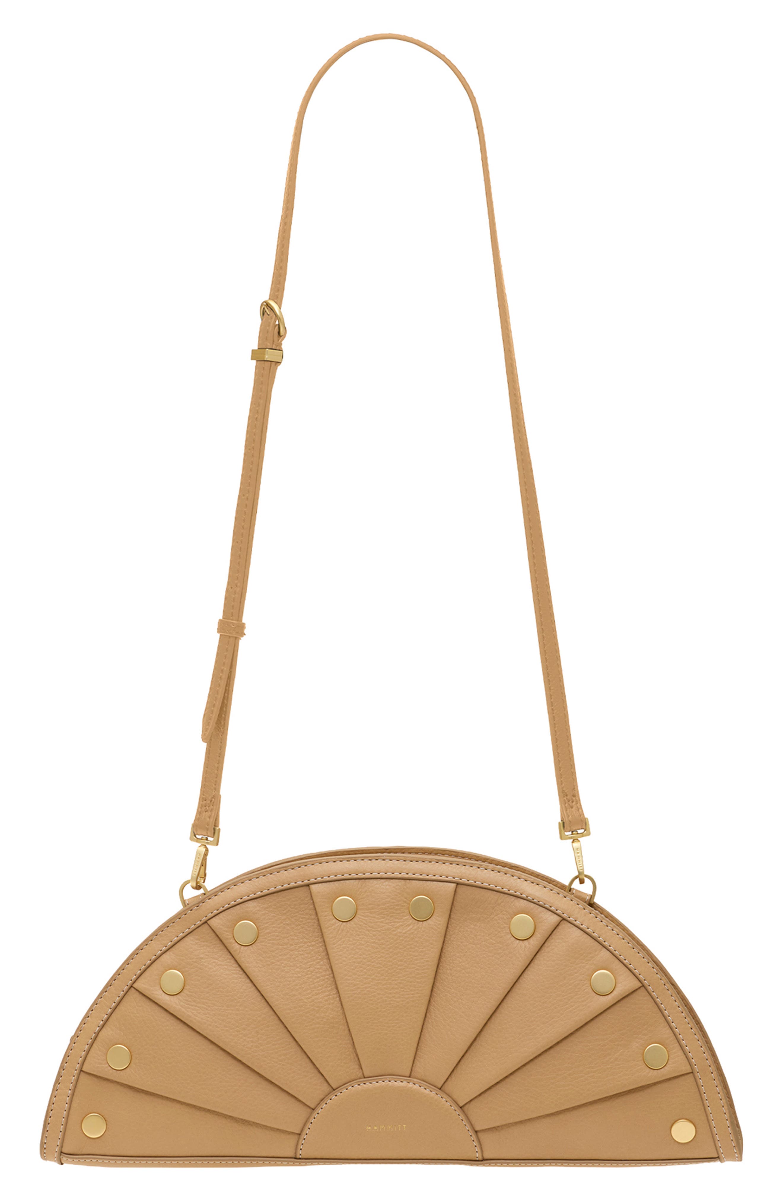 HAMMITT Shelley Clutch, Alternate, color, Toasty Sand/ Brushed Gold