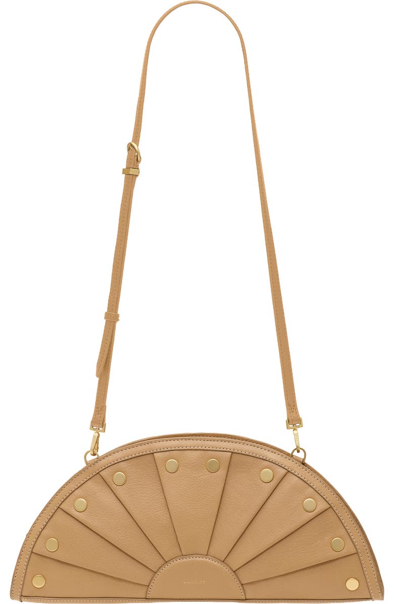 HAMMITT Shelley Clutch, Alternate, color, Toasty Sand/ Brushed Gold