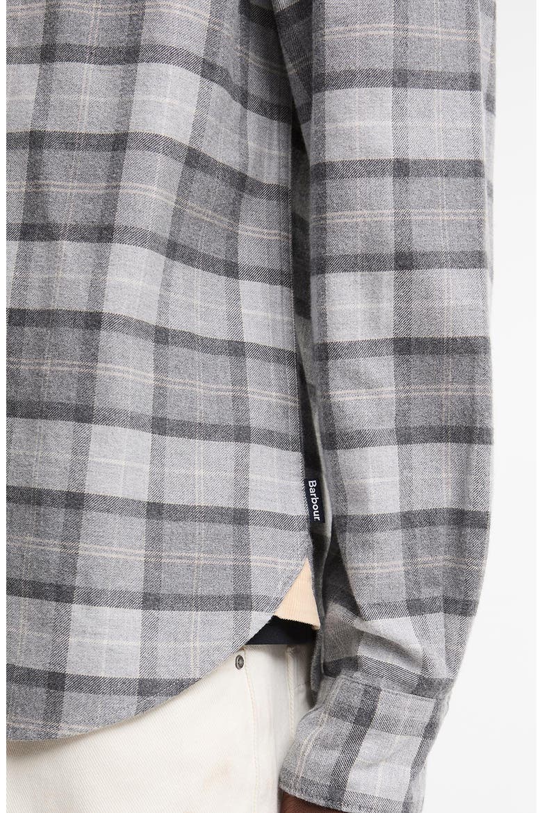 Mineral Tartan Authentic Button Down Shirt, Alternate, color, ICE GRANITE