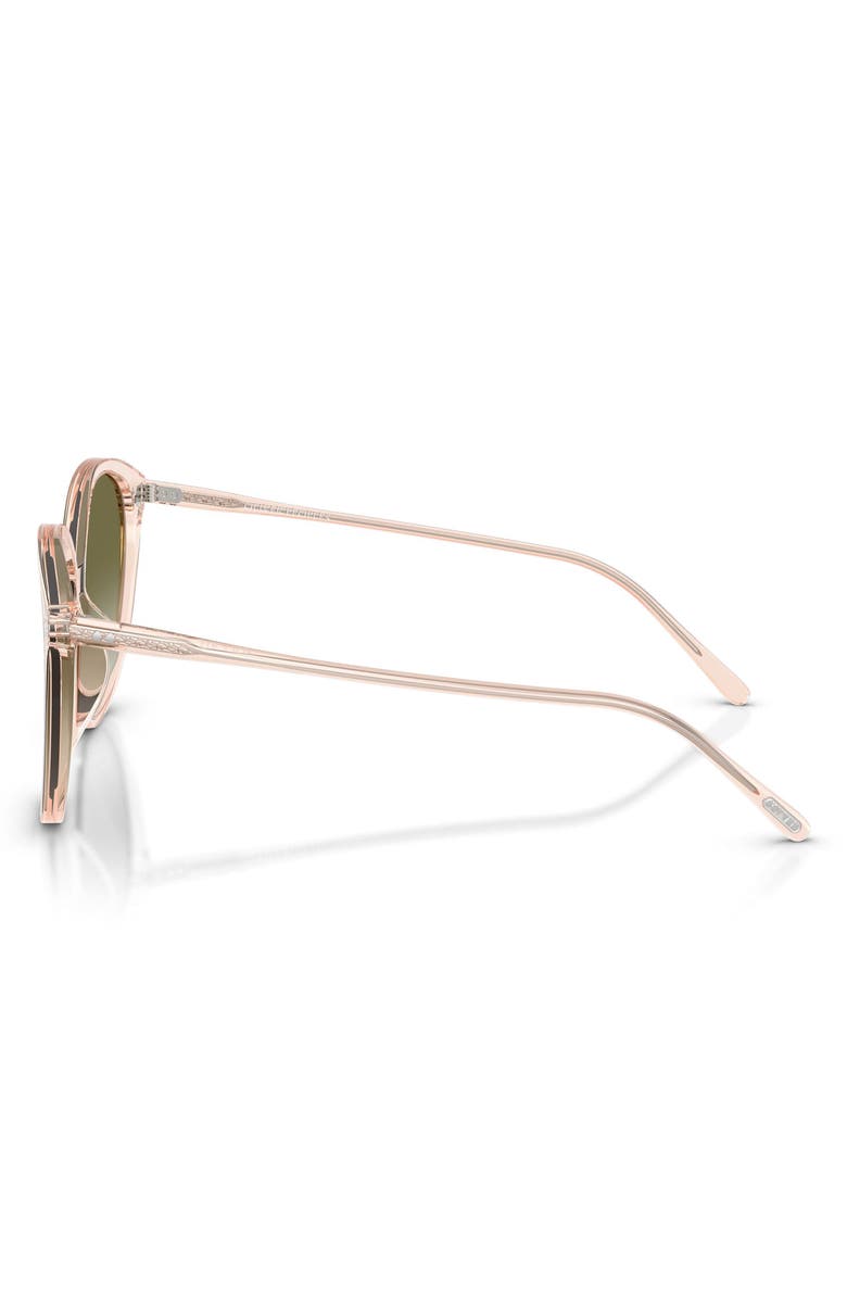 Oliver Peoples Soleau 60mm Butterfly Sunglasses, Alternate, color, Cherry Blossom / Olive