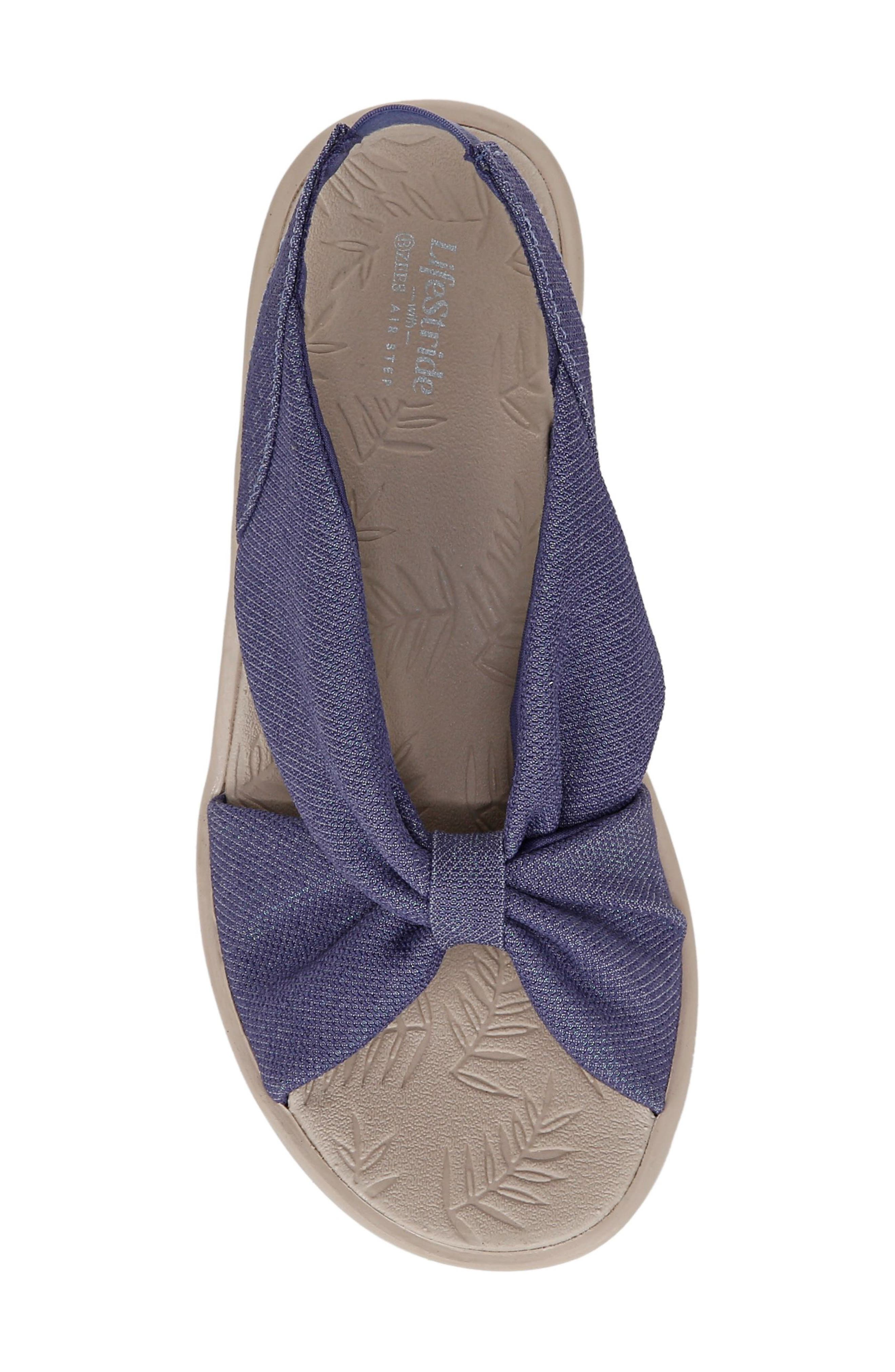 BZees Serenade Slingback Wedge Sandal, Alternate, color, Blue