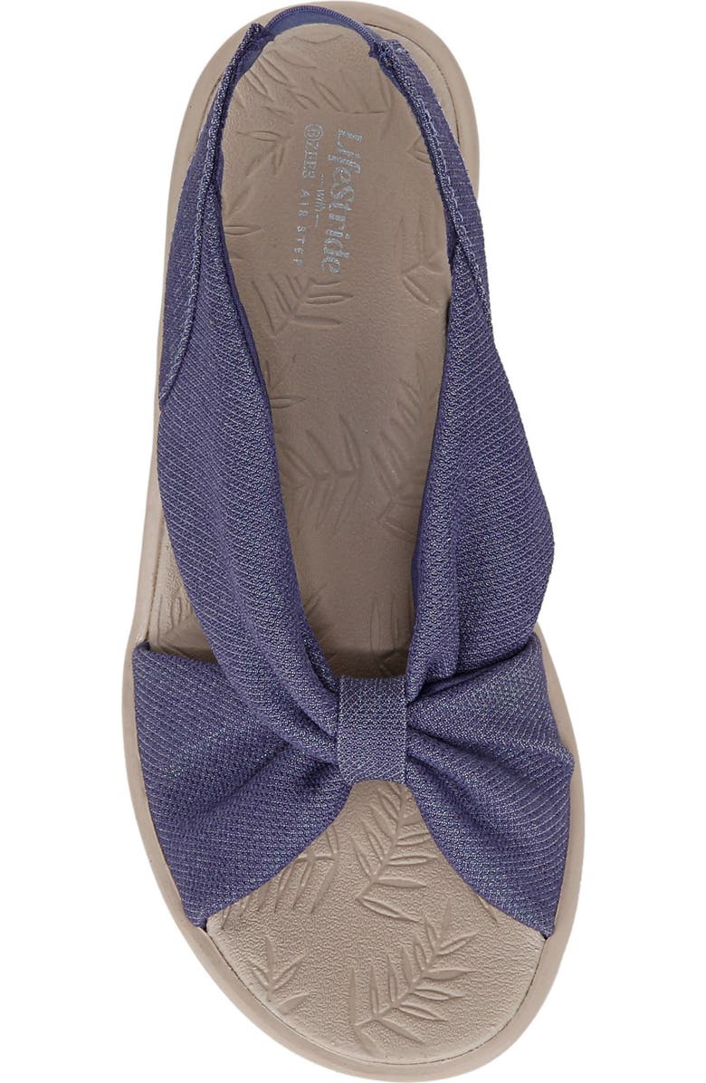 BZees Serenade Slingback Wedge Sandal, Alternate, color, Blue