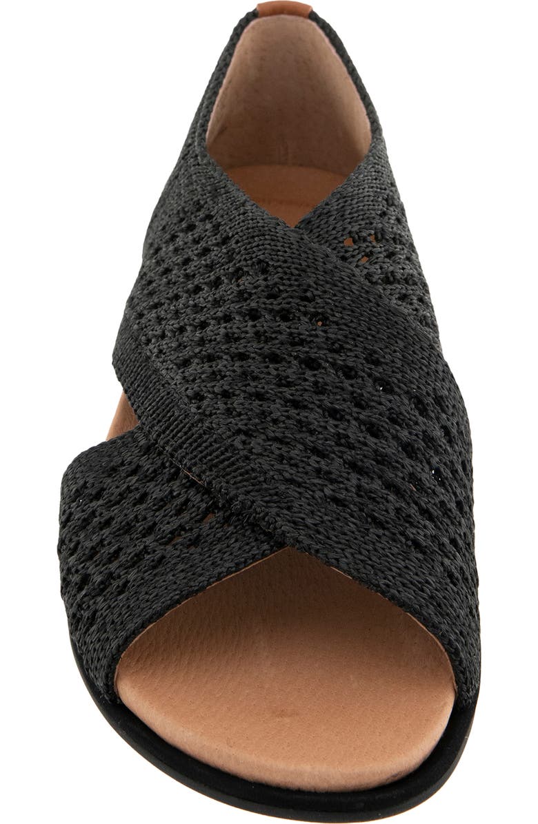 Gentle Souls Laniey Sandal, Alternate, color, Black Knit
