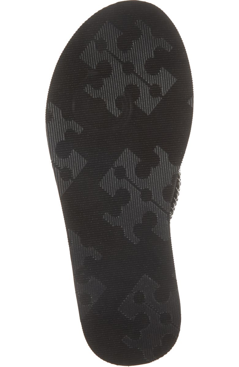Tory Burch Kira Chain Flip Flop, Alternate, color, Perfect Black
