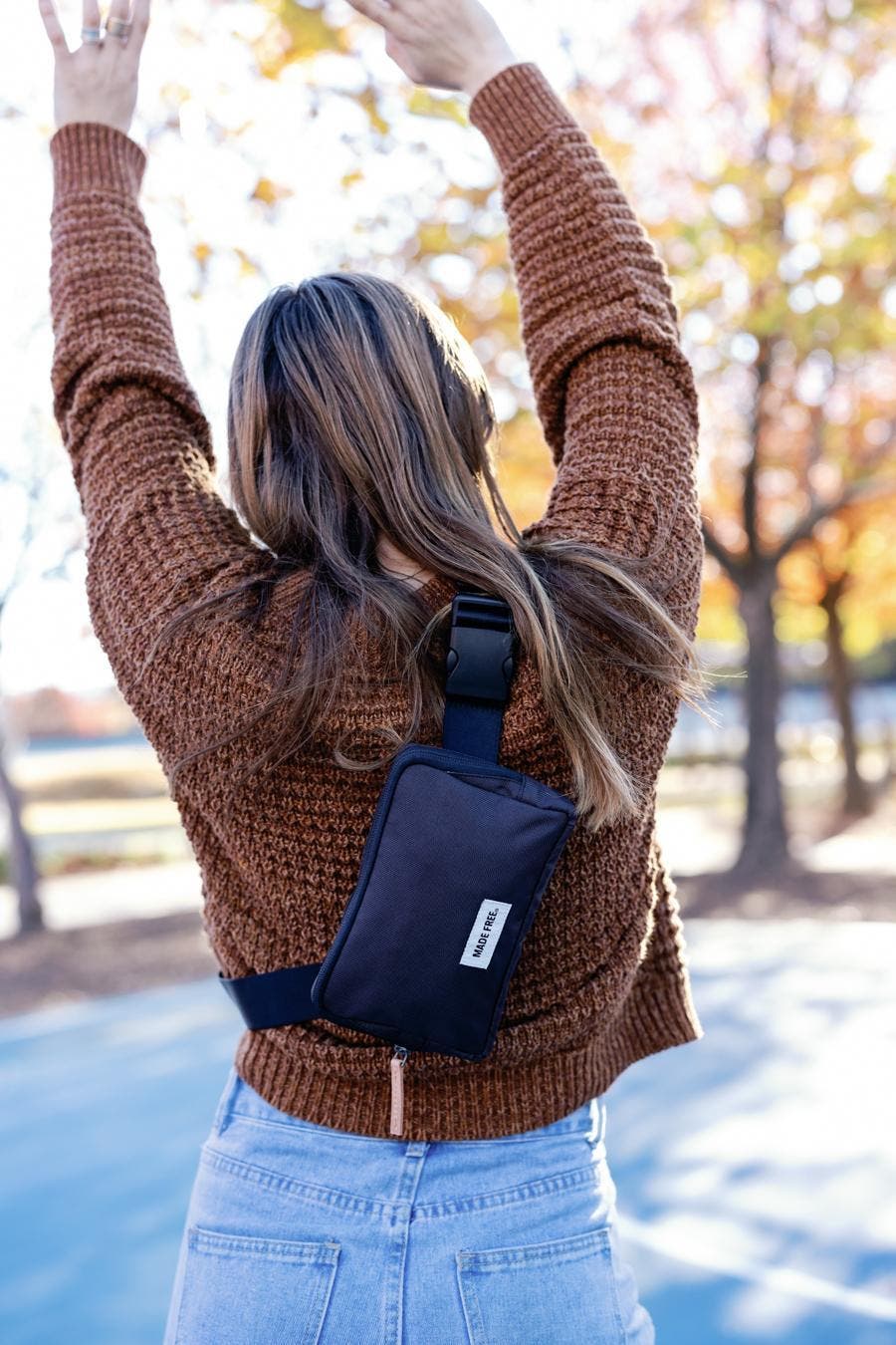 Made Free Hip Pack Waistpack, Alternate, color, Charcoal