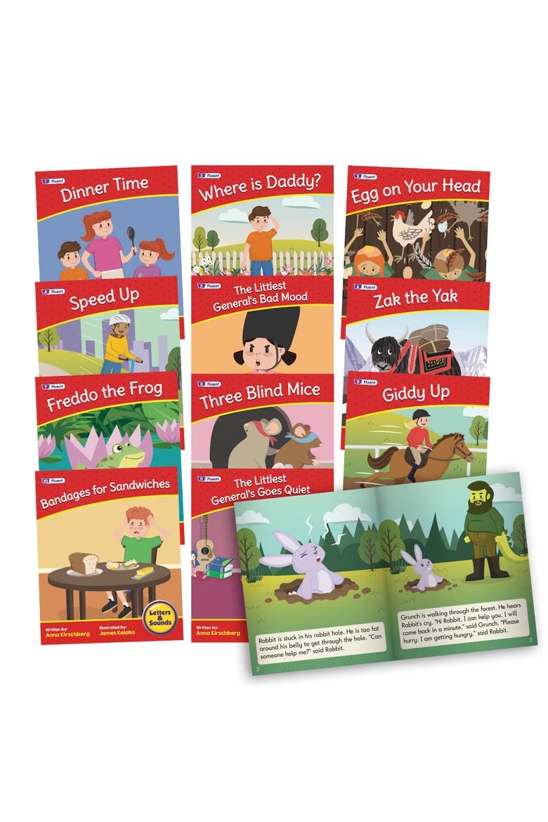 Letters & Sounds Phase 6 Set 2 Fiction Educational Learning Set, Main, color, Multicolored