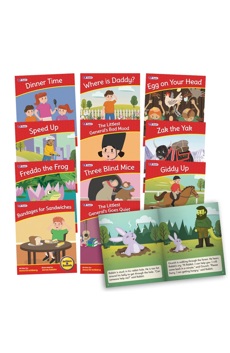 Junior Learning Letters 
Sounds Phase 6 Set 2 Fiction Educational Learning Set, Main, color, Multicolored