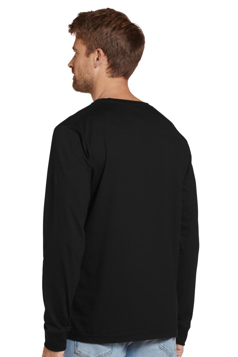 Men's Made in America Heritage Long Sleeve Tee, Alternate, color, Black