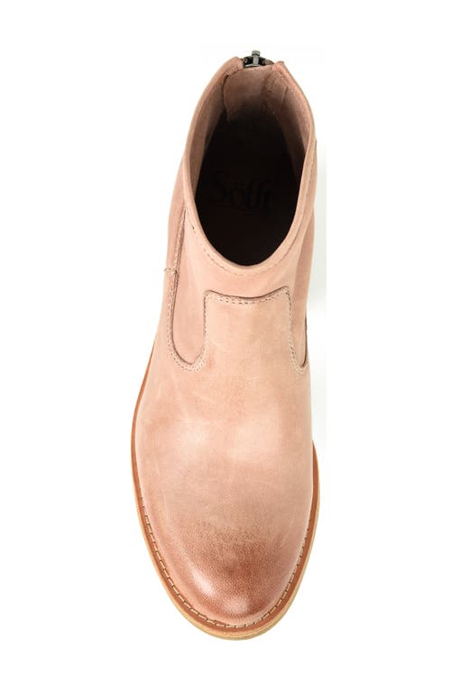 Söfft Aisley Leather Boot In Pink