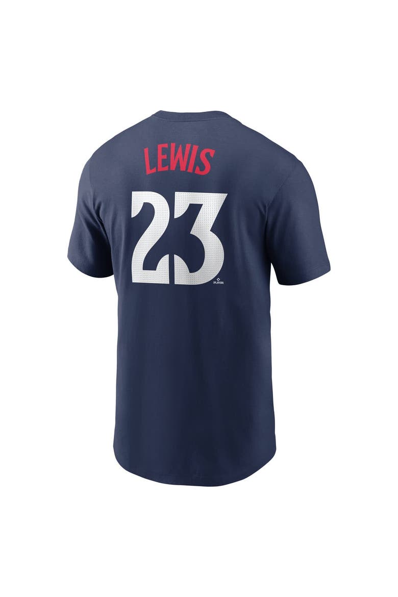 Men's Nike Royce Lewis Navy Minnesota Twins Fuse Name & Number T-Shirt, Alternate, color, Navy