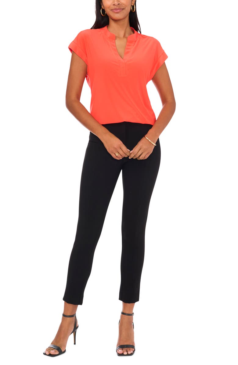 Chaus Jersey Top, Alternate, color, Tiger Lilly