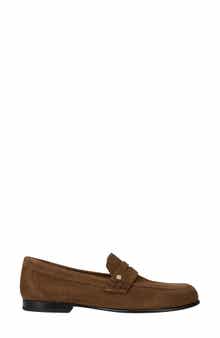 Jadey Suede Penny Loafer