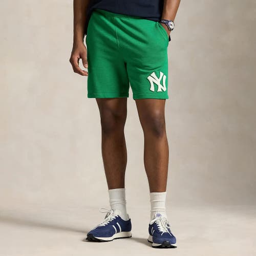 Polo Ralph Lauren Green Yankees  Fleece Shorts
