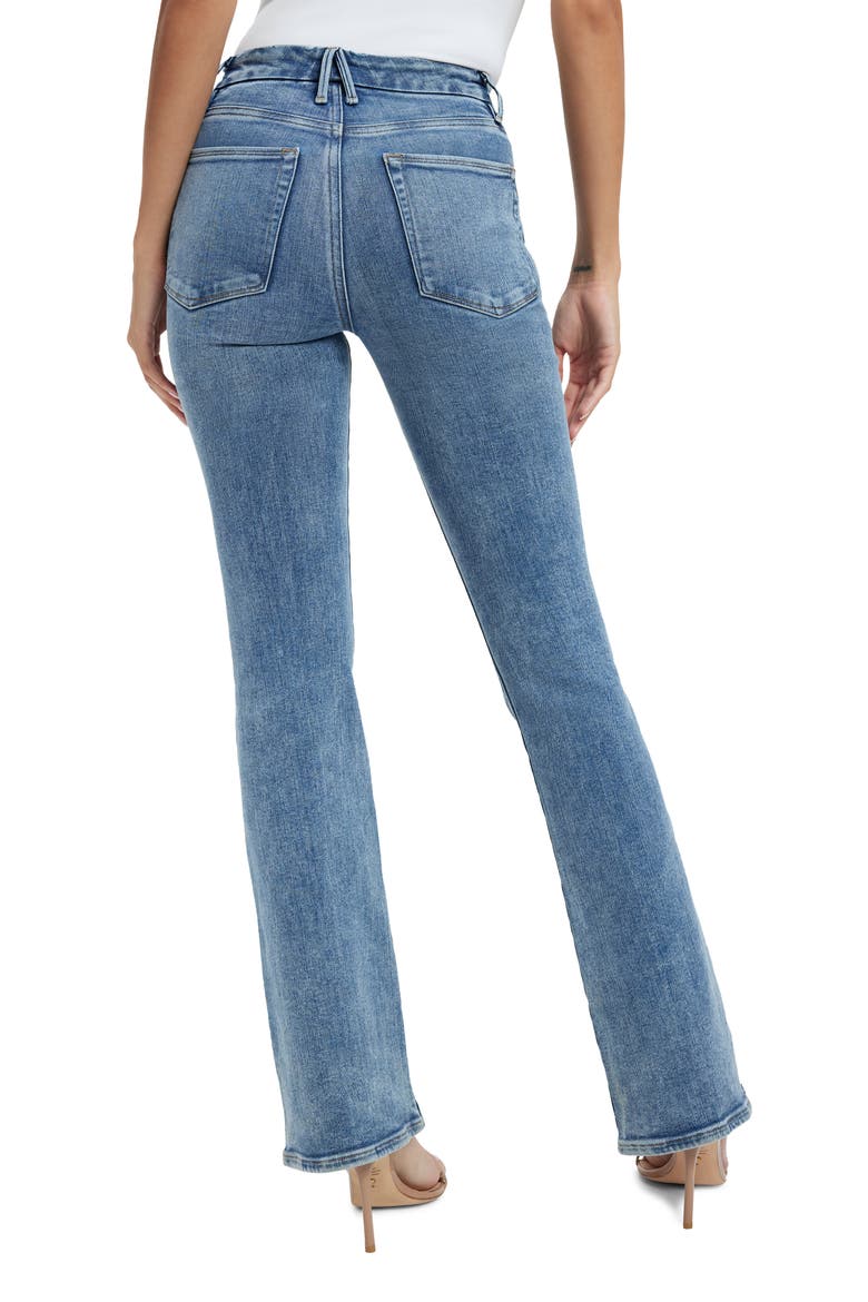 Good Classic High Waist Bootcut Jeans, Alternate, color, INDIGO254
