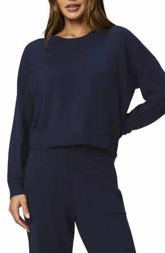 Splendid Phoebe Crewneck Cotton Blend Sweater