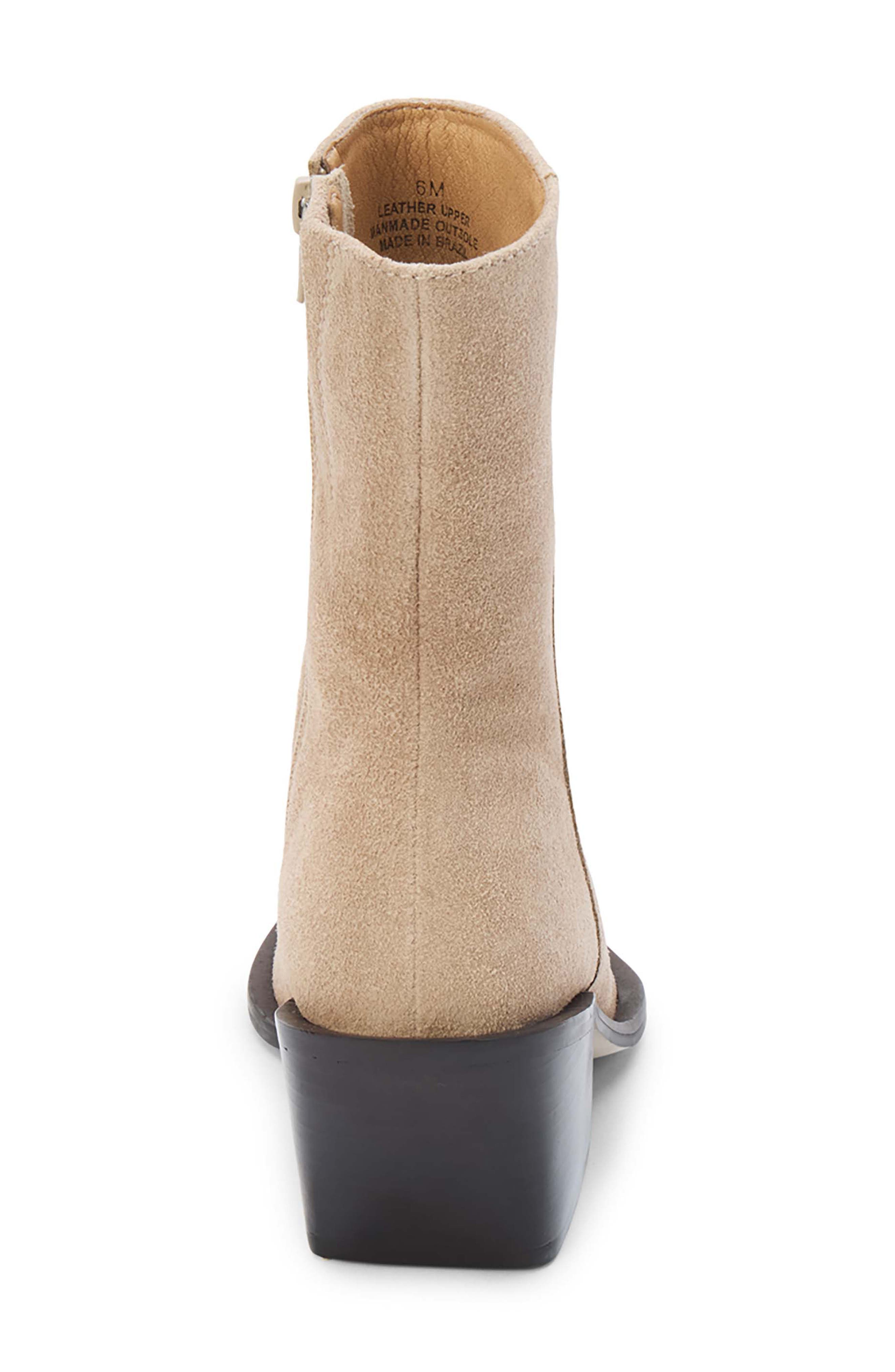 Matisse Cleo Pointed Toe Bootie, Alternate, color, Taupe