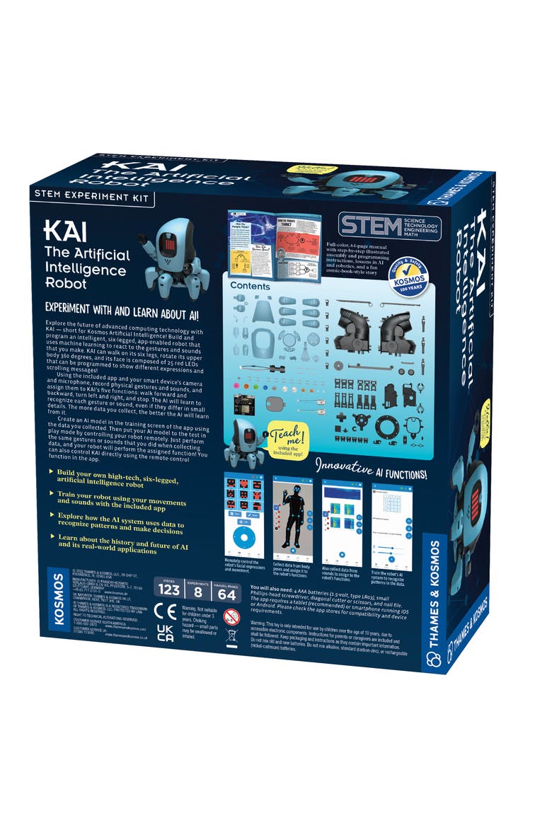 KAI The Artificial Intelligence Robot Kit, Alternate, color, MULTI