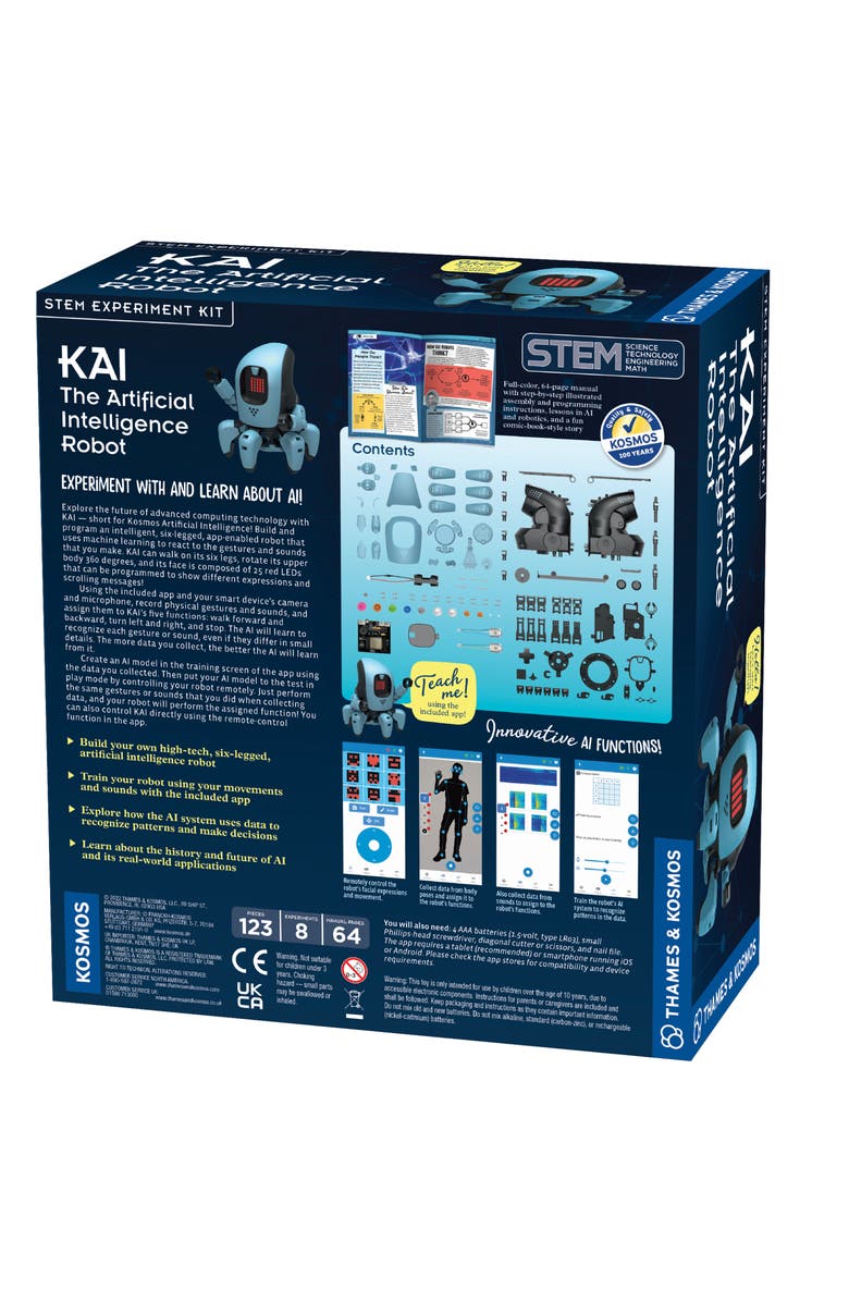 Thames & Kosmos KAI The Artificial Intelligence Robot Kit, Alternate, color, Multi