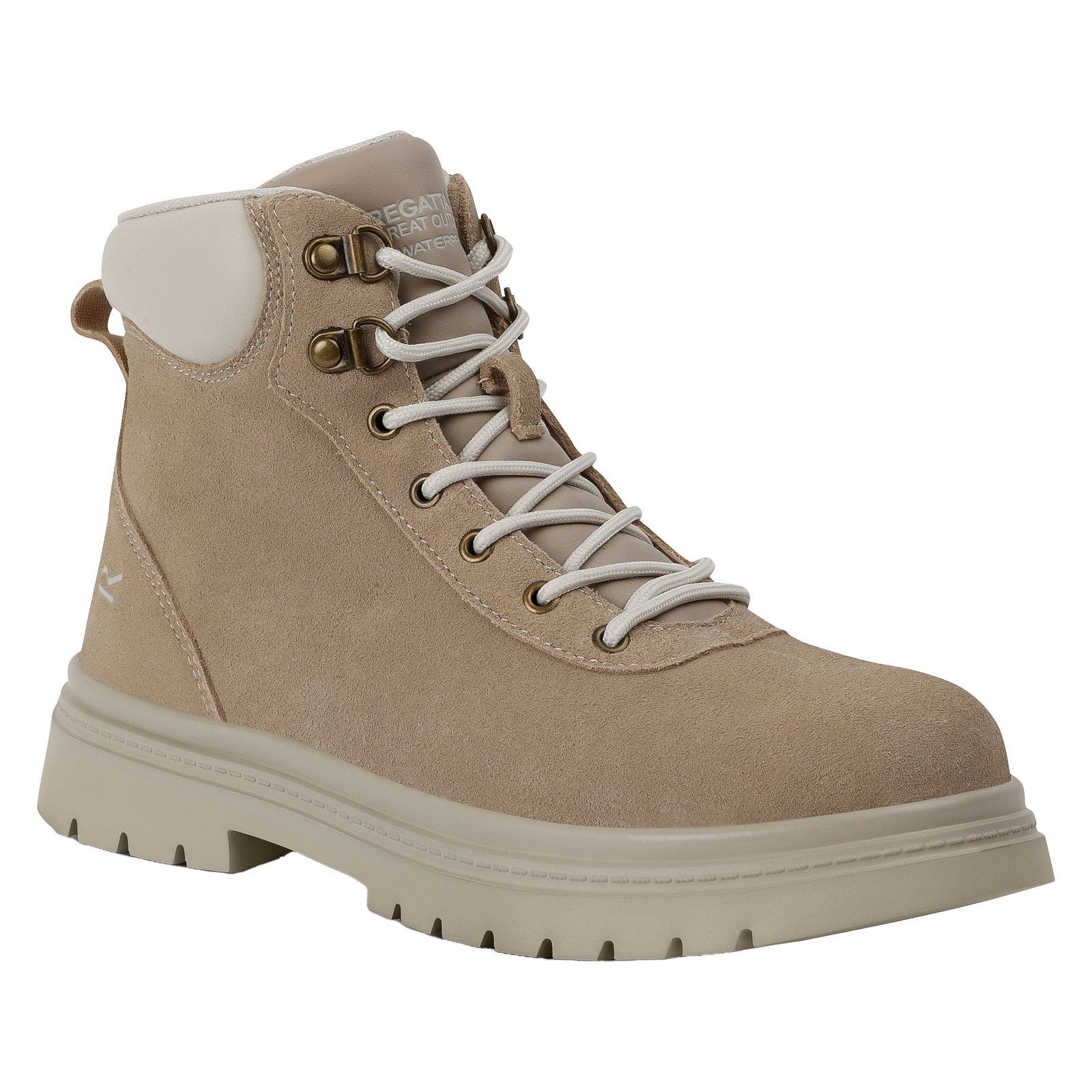 Whinton Suede Boots, Main, color, Taupe and Beige