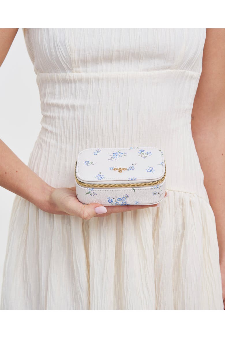 Floral Jewellery Box Small, Alternate, color, Light Beige