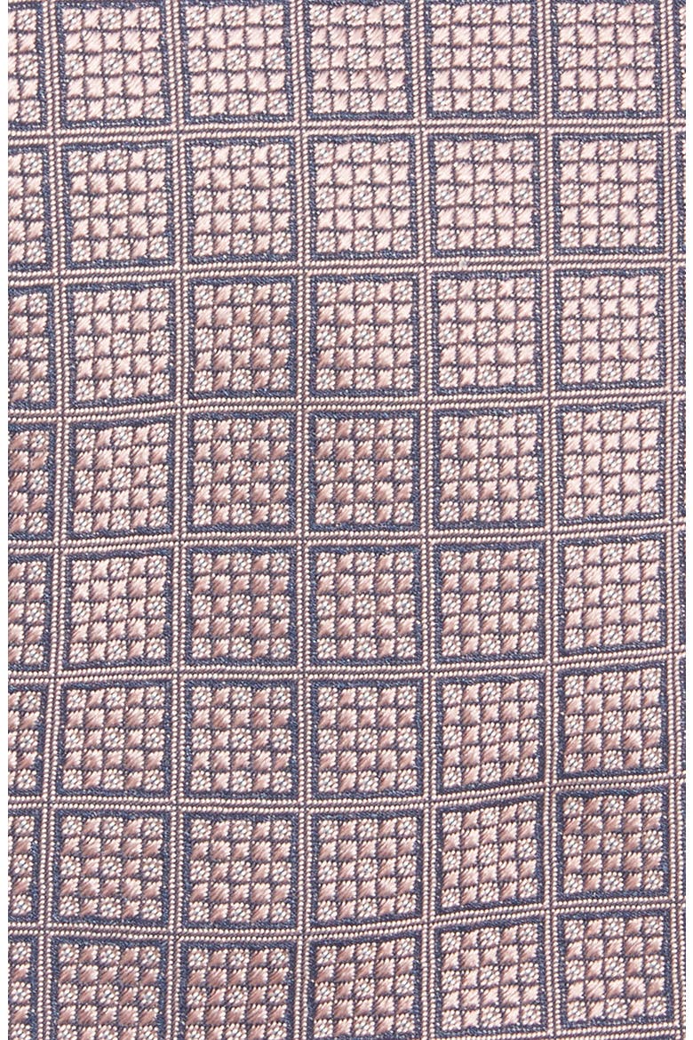 Micropattern Silk Blend Tie, Alternate, color, OPEN PINK