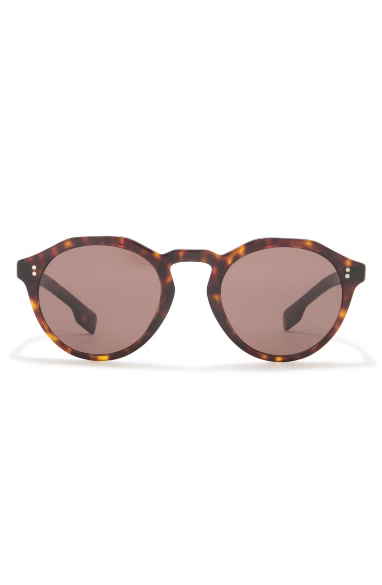 Burberry 50mm Round Sunglasses, Main, color,