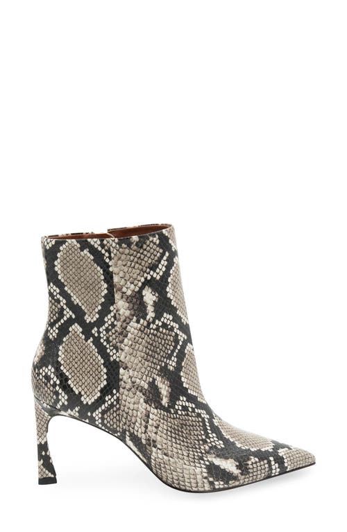 Bcbgmaxazria Pia Pointed Toe Bootie In Animal Print