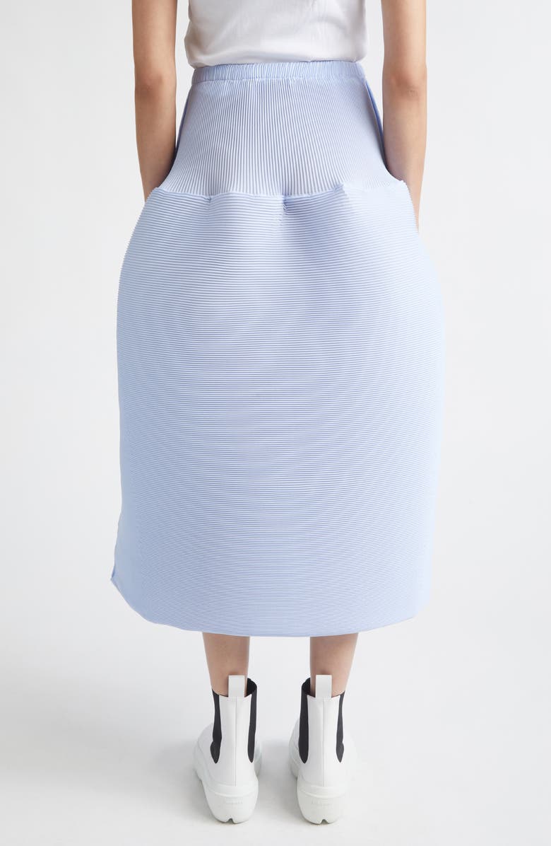 MELITTA BAUMEISTER Ripple Plissé Skirt, Alternate, color, Soft Blue