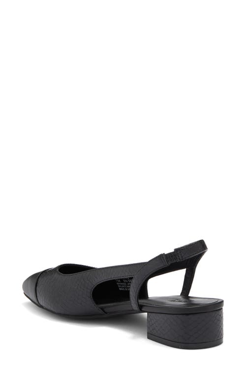 Nordstrom Rack Blaire Slingback Pump In Black Snake