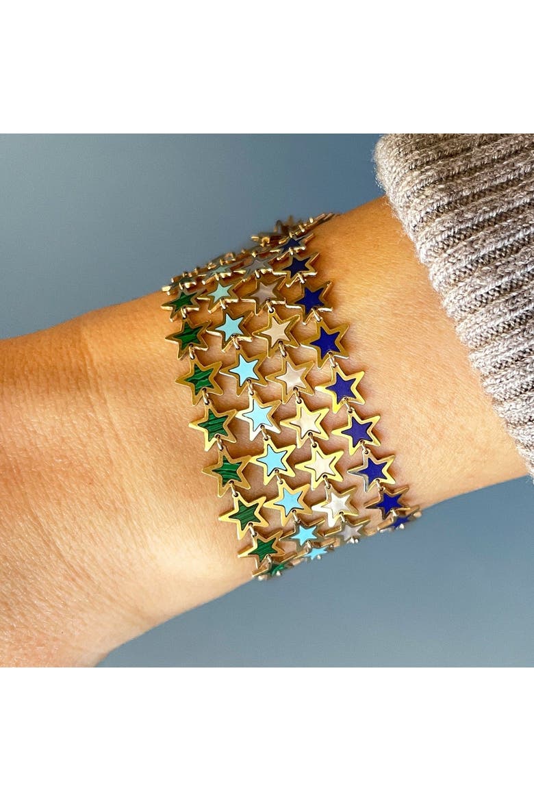 Lapis Star Bracelet, Alternate, color, Lapis