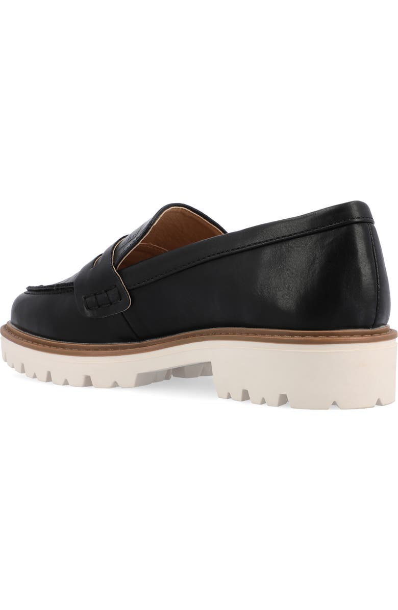 Journee Collection Kenly Penny Loafer - Wide Width, Alternate, color, Black