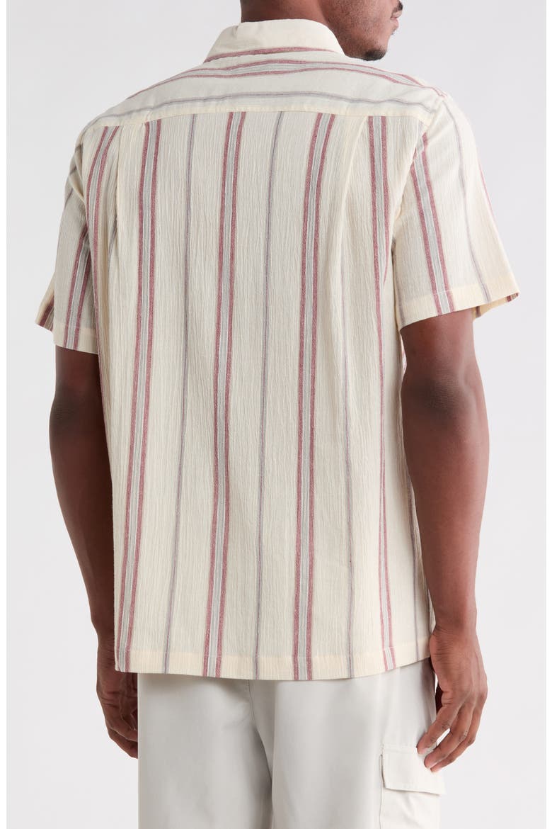 Jellyfish Cotton Button-Up Shirt, Alternate, color, BONE WHITE