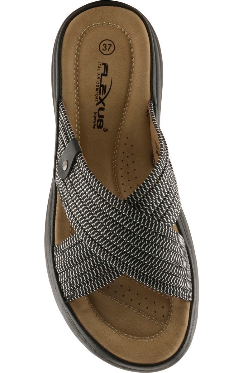 Flexus by Spring Step Gaspie Sandal, Alternate, color, Black