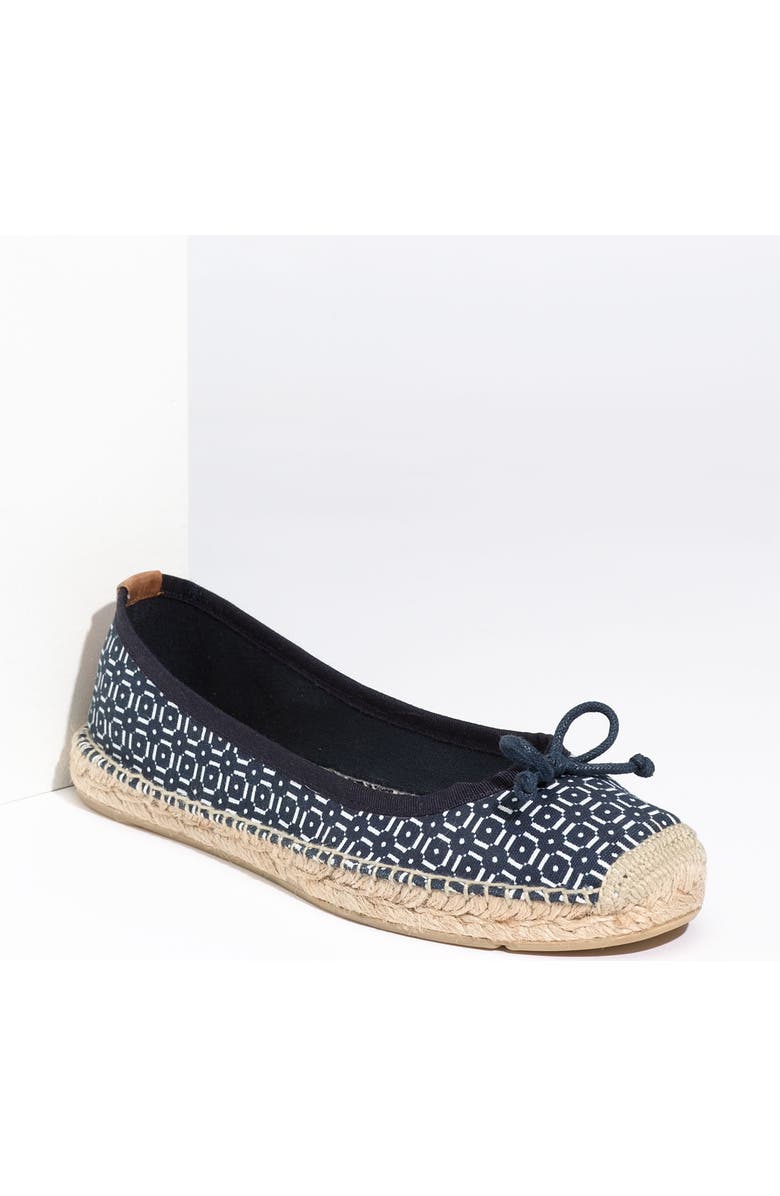 Tory Burch Printed Flat Espadrille, Main, color,
