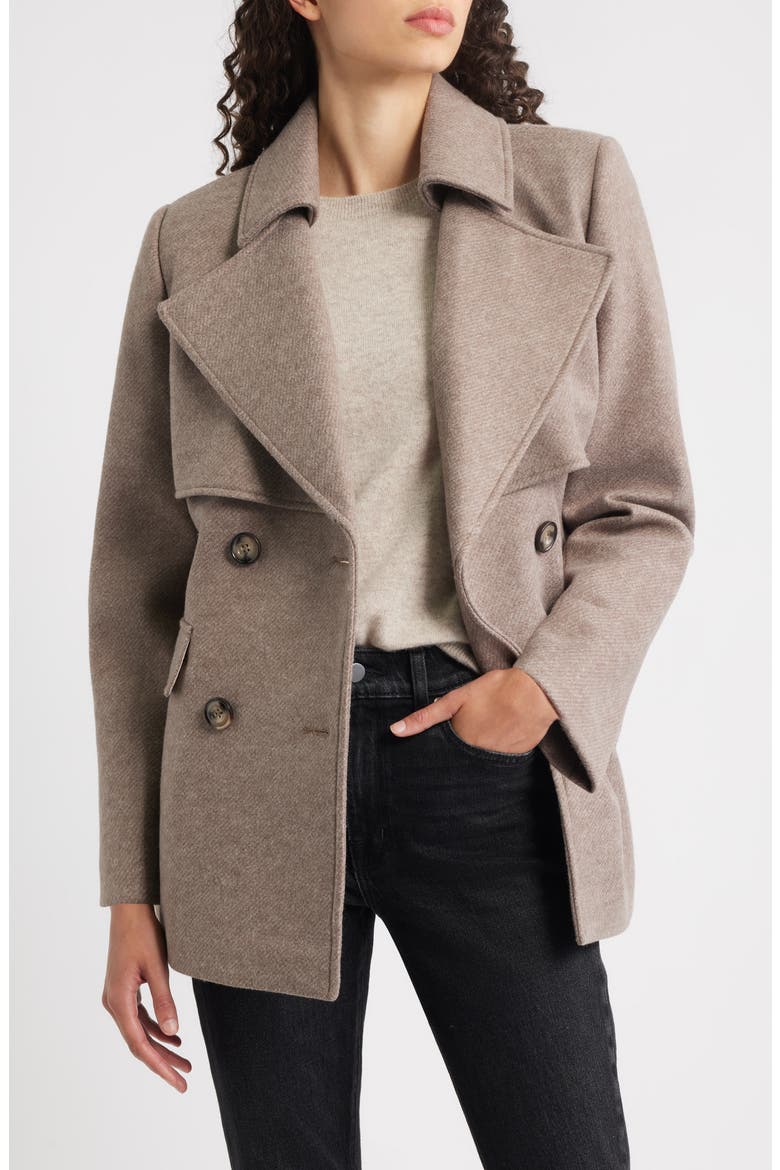 Sullivan Double Breasted Belted Coat, Alternate, color, OAK