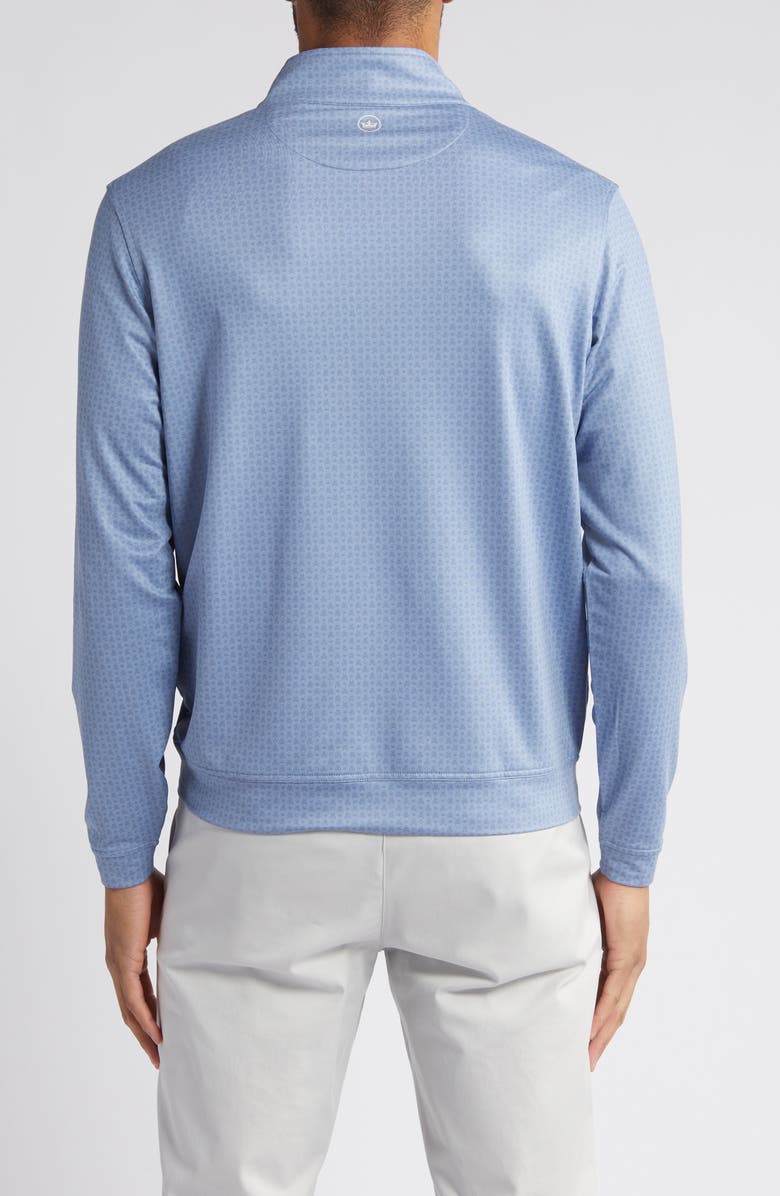 Peter Millar Crown Crafted Perth Skull In One Performance Quarter Zip Pullover, Alternate, color, 
